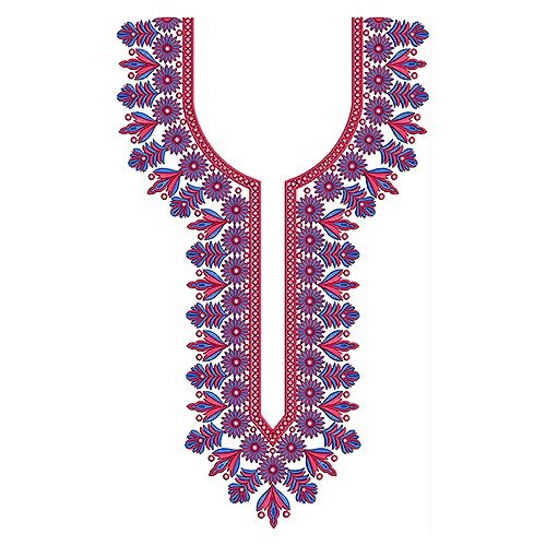 New Neck Embroidery Design 18662