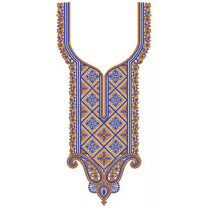 New Neck Embroidery Design 18663