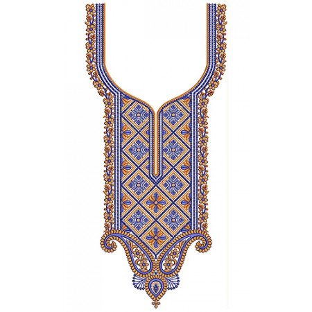 New Neck Embroidery Design 18663