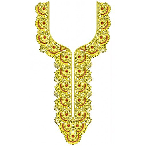New Neck Embroidery Design 18664