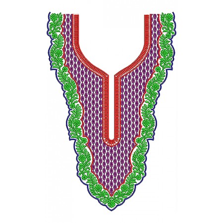 New Neck Embroidery Design 18698