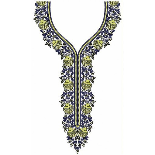 New Neck Embroidery Design 18701