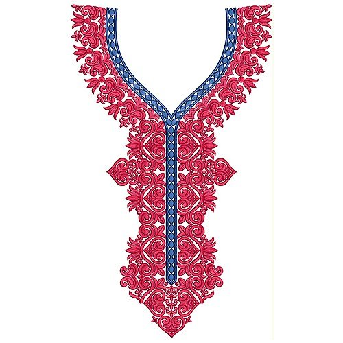 New Neck Embroidery Design 18704
