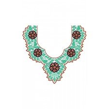 New Neck Embroidery Design 18860
