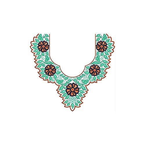 New Neck Embroidery Design 18860