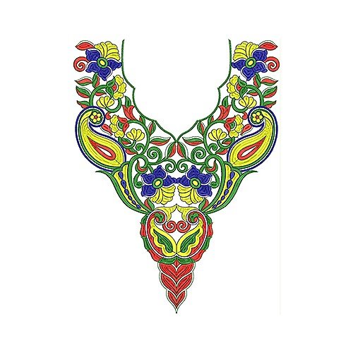 New Neck Embroidery Design 18950
