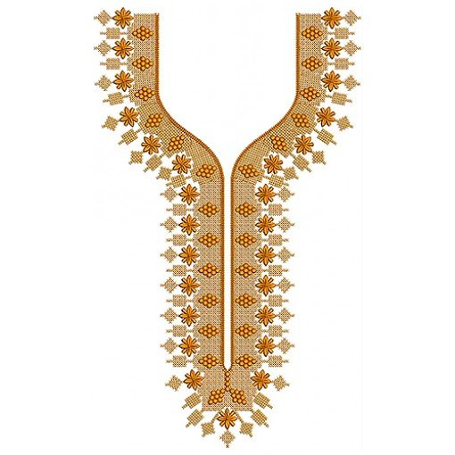 New Neck Embroidery Design 19238