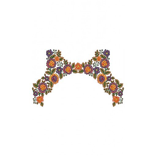 New Neck Embroidery Design 19301