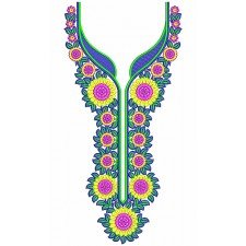 New Neck Embroidery Design 19375