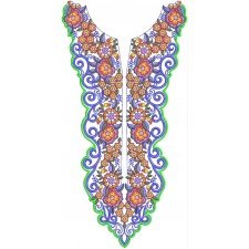 New Neck Embroidery Design 19377