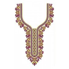 New Neck Embroidery Design 19378