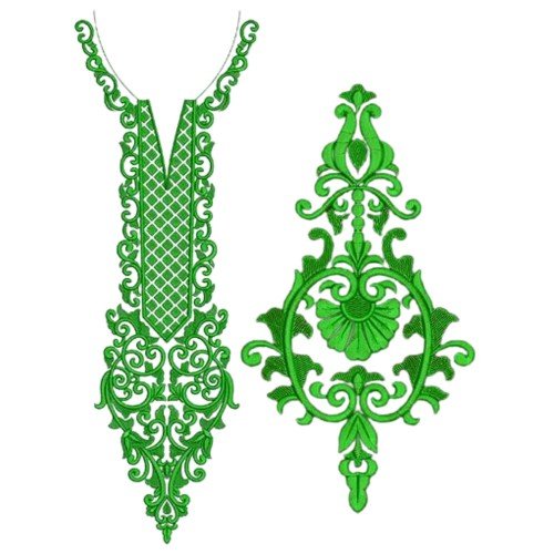 New Neck Embroidery Design 19513