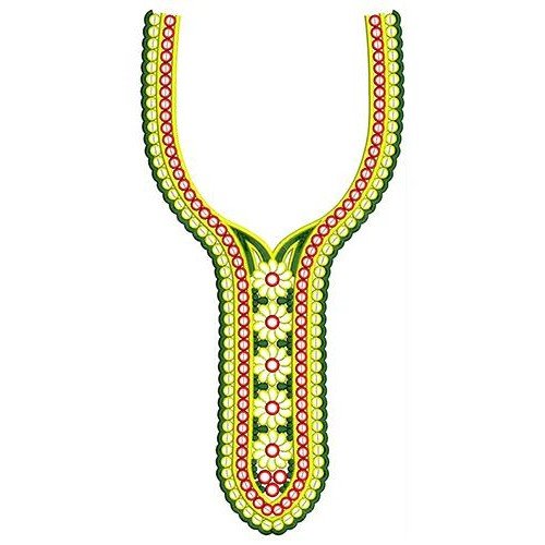 New Neck Embroidery Design 19514