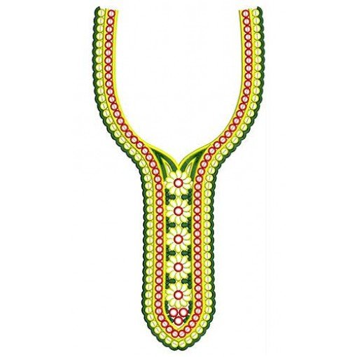 New Neck Embroidery Design 19514