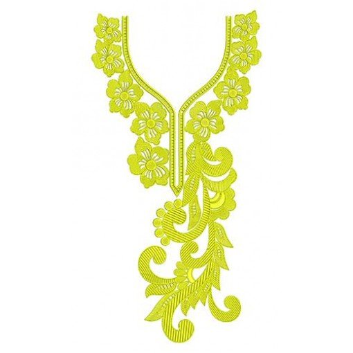 New Neck Embroidery Design 19515