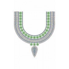 New Neck Embroidery Design 19587