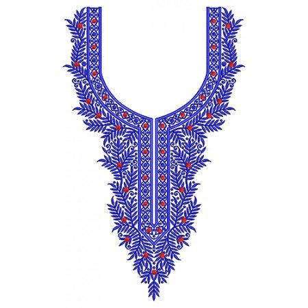 New Neck Embroidery Design 19589