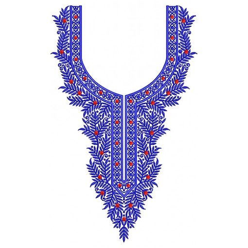 New Neck Embroidery Design 19589