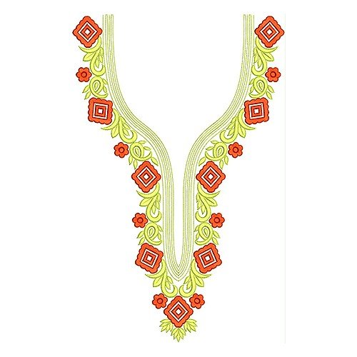 New Neck Embroidery Design 19592