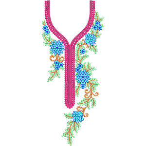 New Neck Embroidery Design 19609