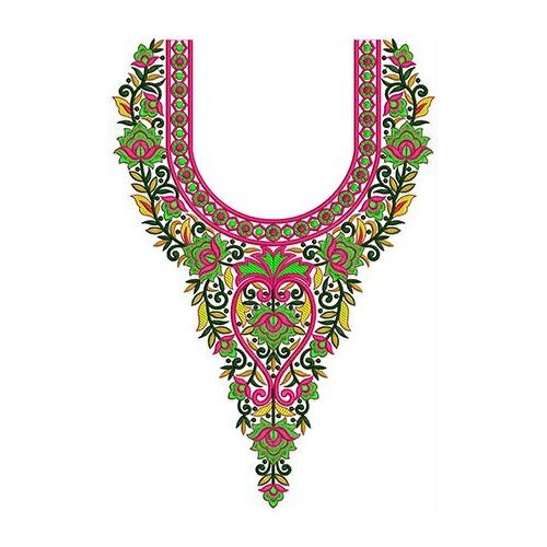 New Neck Embroidery Design 19628
