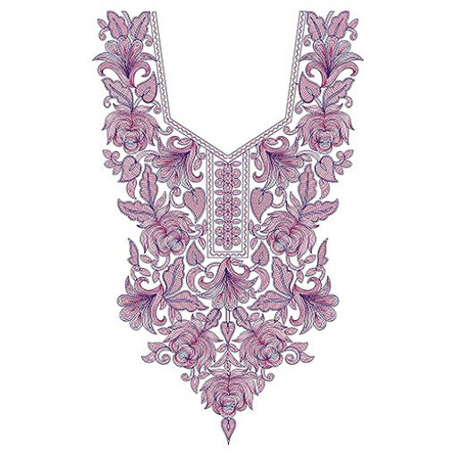 New Neck Embroidery Design 19653
