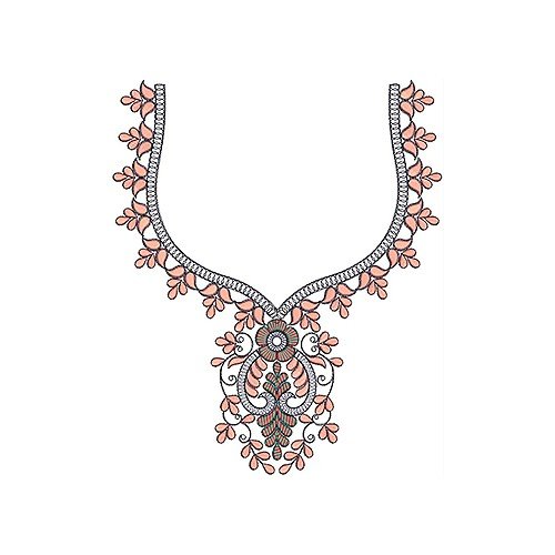 New Neck Embroidery Design 19654