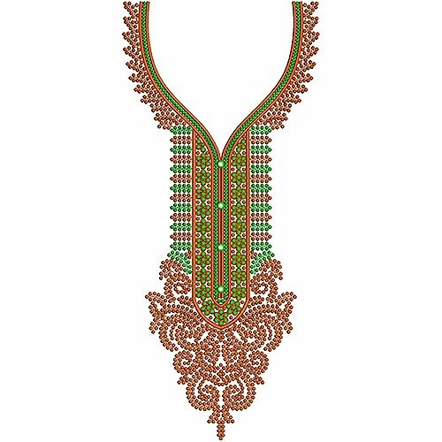 New Neck Embroidery Design 19719