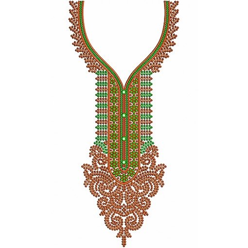 New Neck Embroidery Design 19719