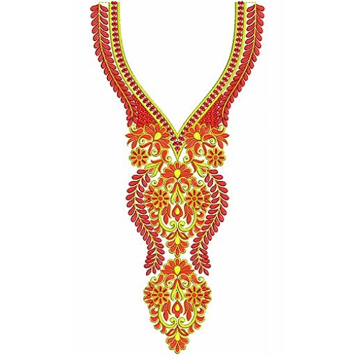 New Neck Embroidery Design 19743