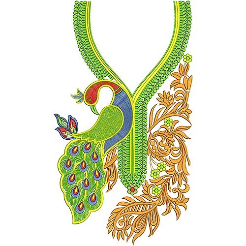 New Neck Embroidery Design 19747
