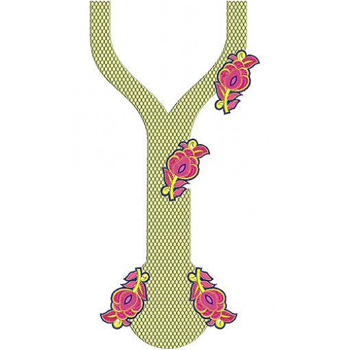 New Neck Embroidery Design 19748
