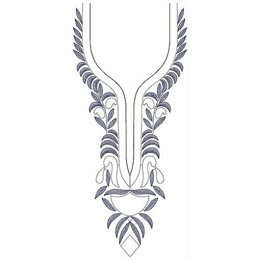 New Neck Embroidery Design 19750