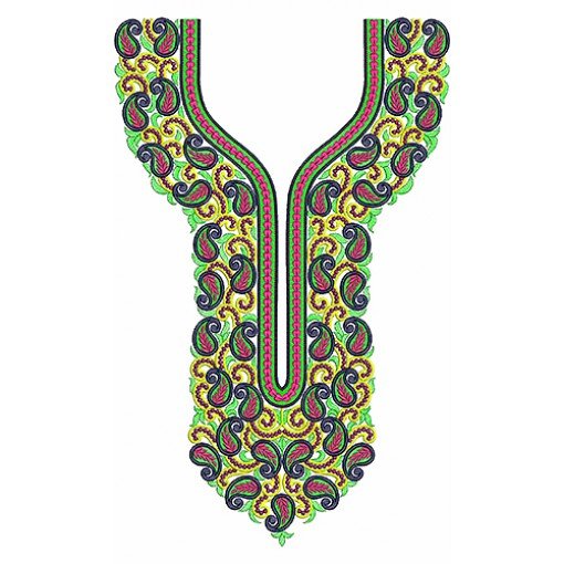 Neck Embroidery Design 19774