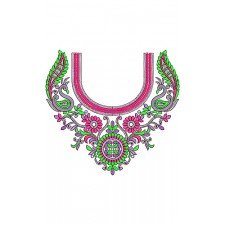 Neck Embroidery Design 19797