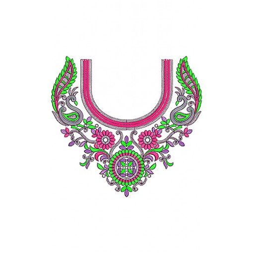 Neck Embroidery Design 19797