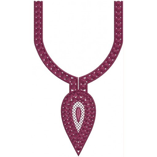 Beautiful Stylish Neck Embroidery Design 19808
