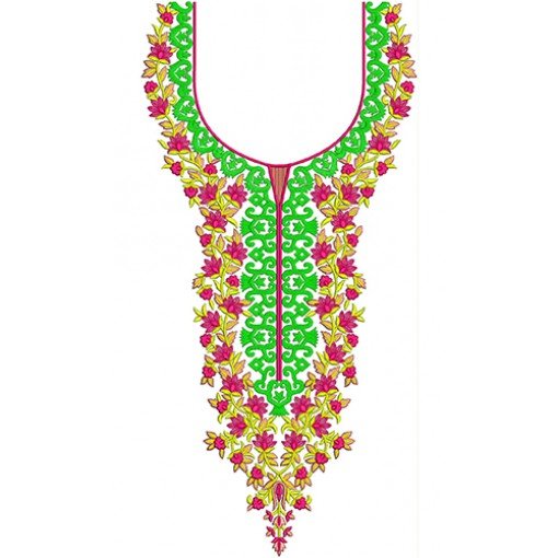 Beautiful Stylish Neck Embroidery Design 19814