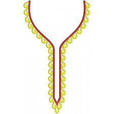 Neck Embroidery Design 19858
