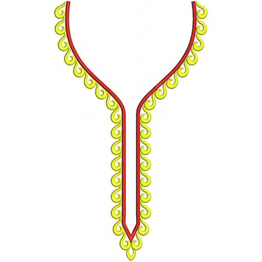 Neck Embroidery Design 19858