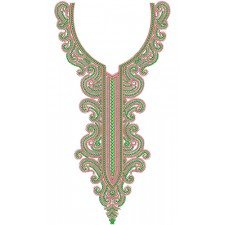 Neck Embroidery Design 20033