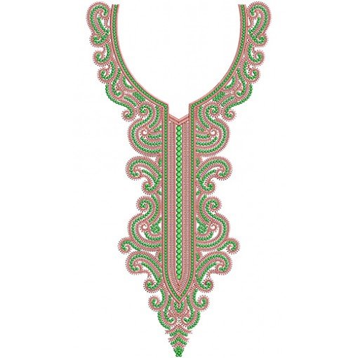 Neck Embroidery Design 20033