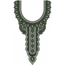Neck Embroidery Design 20039