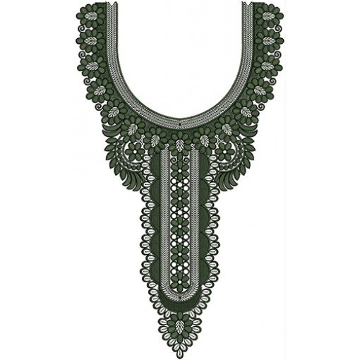 Neck Embroidery Design 20039