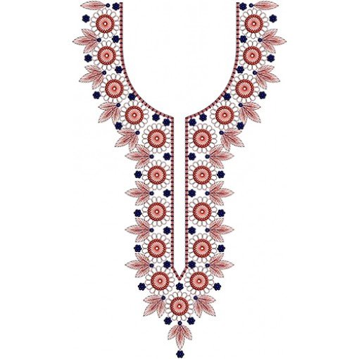Neck Embroidery Design 20044
