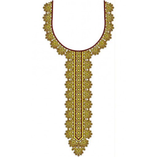 Neck Embroidery Design 20045