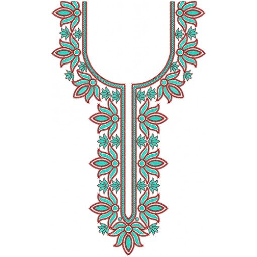 Neck Embroidery Design 20048