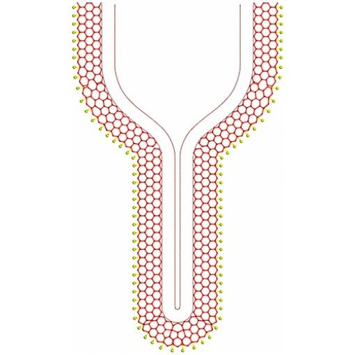 Neck Embroidery Design 20309