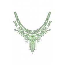 Neck Embroidery Design 20380