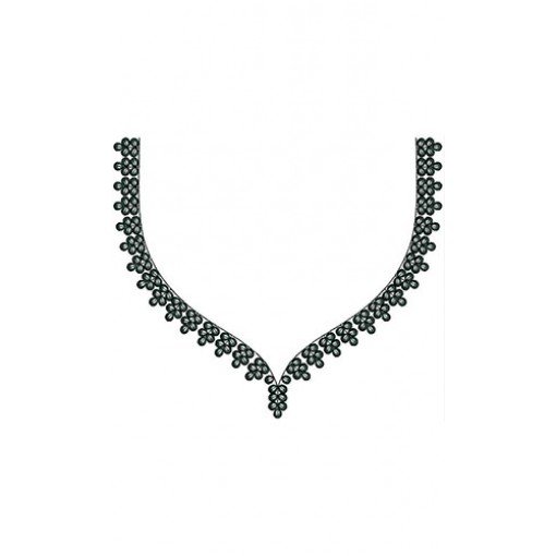 Neck Embroidery Design 20420